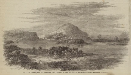 Valentia-Insel und Bucht, Ankunft des Telegraphengeschwaders